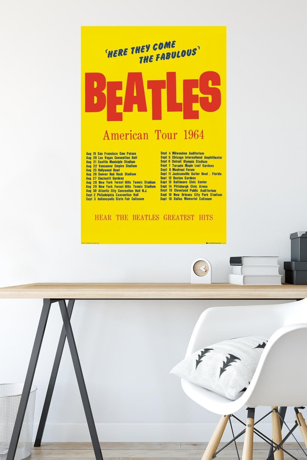 Amazon.com: Trends International The Beatles - American Tour 1964